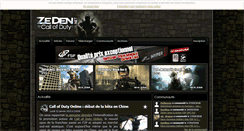Desktop Screenshot of callofduty.zeden.net