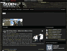 Tablet Screenshot of callofduty.zeden.net